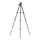Camrock CP-510 Lightweight Tripod for Cameras and Smartphones with Accessories 41-136 cm, Black