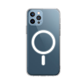 Apple iPhone 17 Pro 6.3'' Anti Shock 1,5 mm MagSafe TPU Case Cover, Transparent