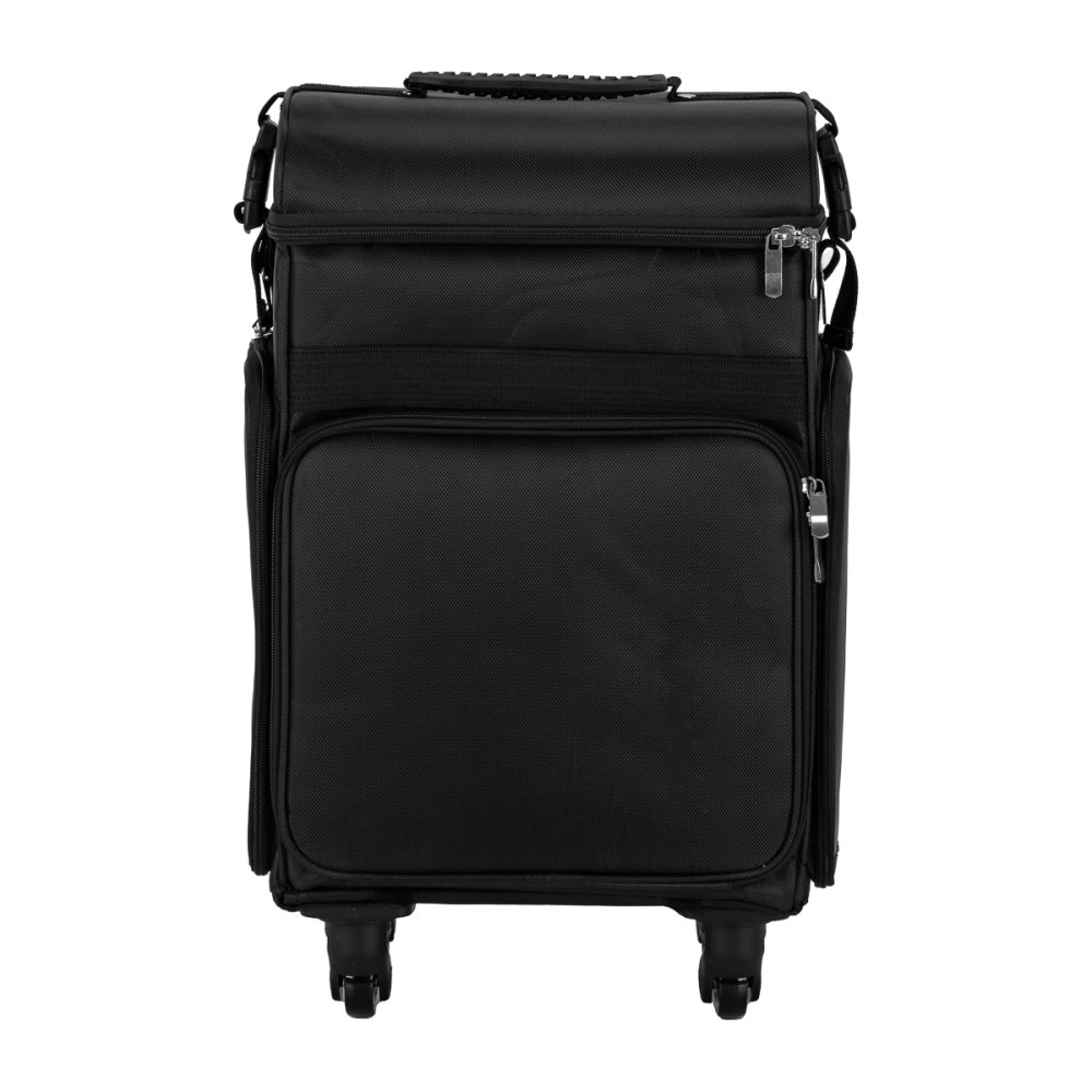 Professional Rolling Makeup Train Case Look 1328, black (1)