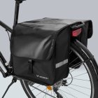 Wozinsky Double-sided Comfortable Bicycle Bag on the Trunk 28 L, Black