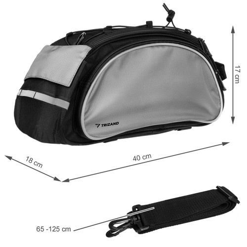 Universal Bike Frame Bag with Reflective Trim SR14096 (2)