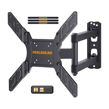 Perlegear PGMFK6 Full Motion TV Wall Mount 26-60" Screens, Max 45kg