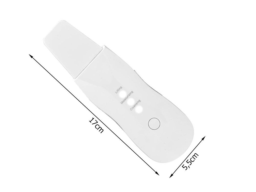 Ultrasonic Cavitation Peeling Machine Pore Cleaning Device, White (3)