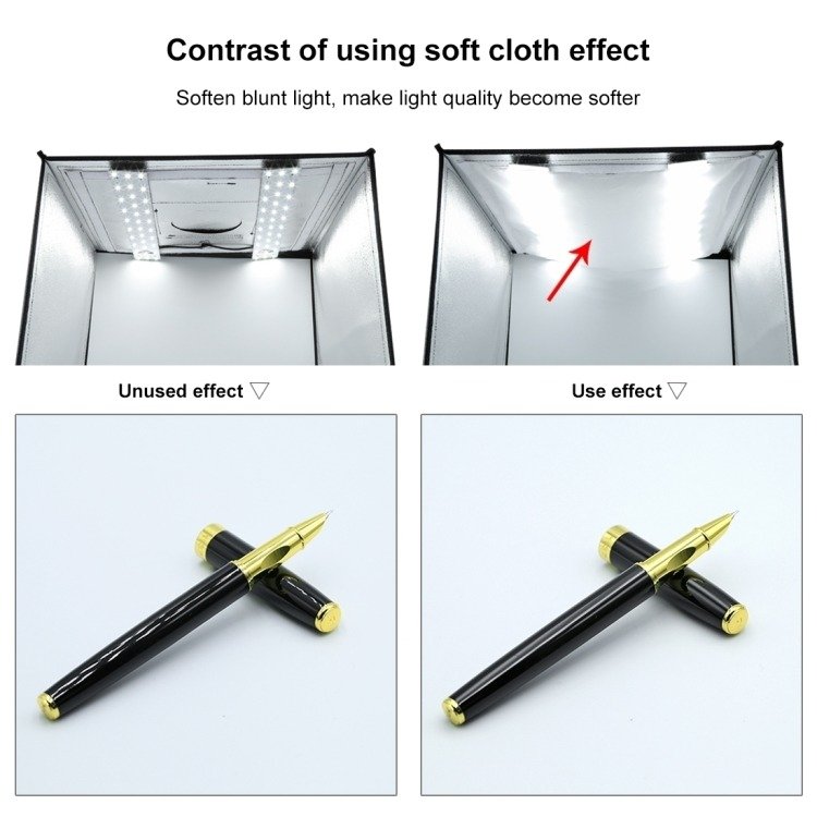 Puluz Photo Studio Light Box LED 60cm 3380 lmn (3)