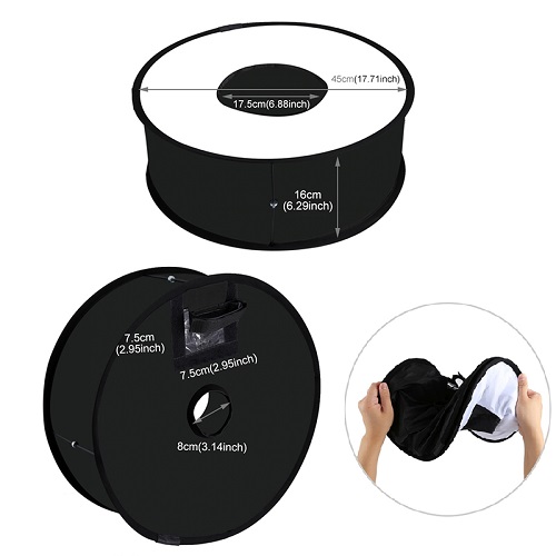 Softbox speedlite flash light foldable diffuser, 45cm (0)