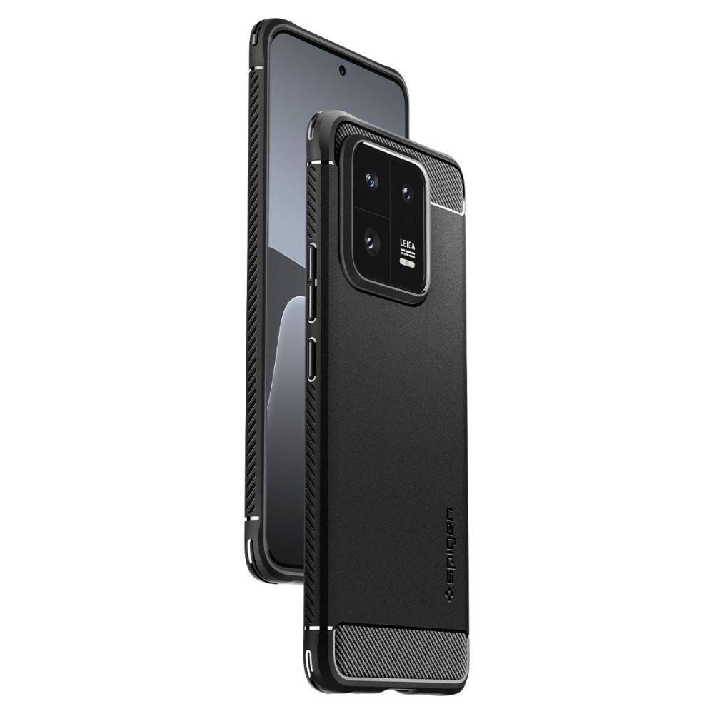 Xiaomi 13 Pro Spigen Rugged Armor Case Cover, Black (1)
