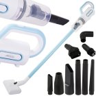 Handheld upright vacuum cleaner 800W, 6 attachments, bagless, corded filter