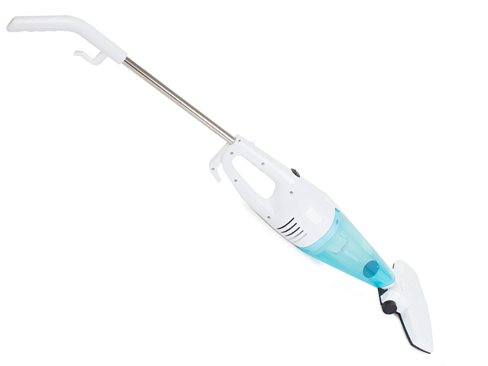 Bagless upright and handheld vacuum cleaner with HEPA filter, 600W, white-blue (1)