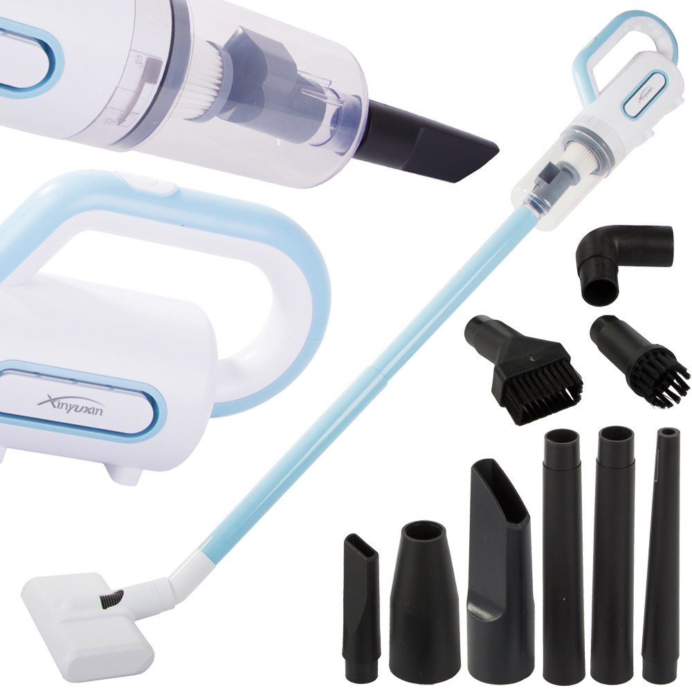 Handheld upright vacuum cleaner 800W, 6 attachments, bagless, corded filter