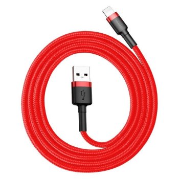 Baseus Cafule USB Apple iPhone Lightning Data Charging Cable, 1,5A 2m, Red