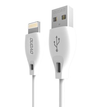 Dudao USB / Apple Iphone Lightning Data Charging Cable 5A 2m, White