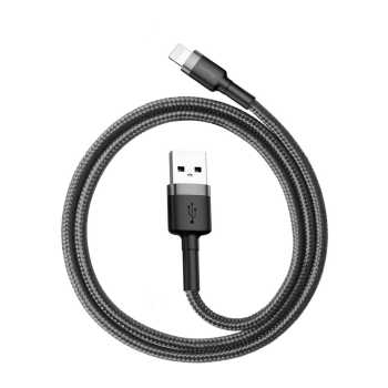 Baseus Cafule USB to Apple iPhone Lightning Data Charging Cable 2.4A, 0.5m, Black