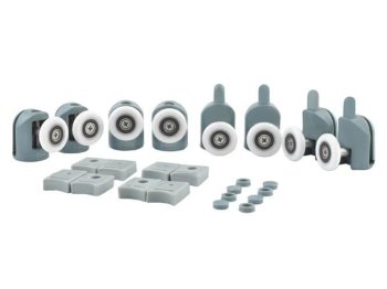 Durvju riteņu komplekts dušas kabīnēm, duškabīnēm | Door wheel set for shower