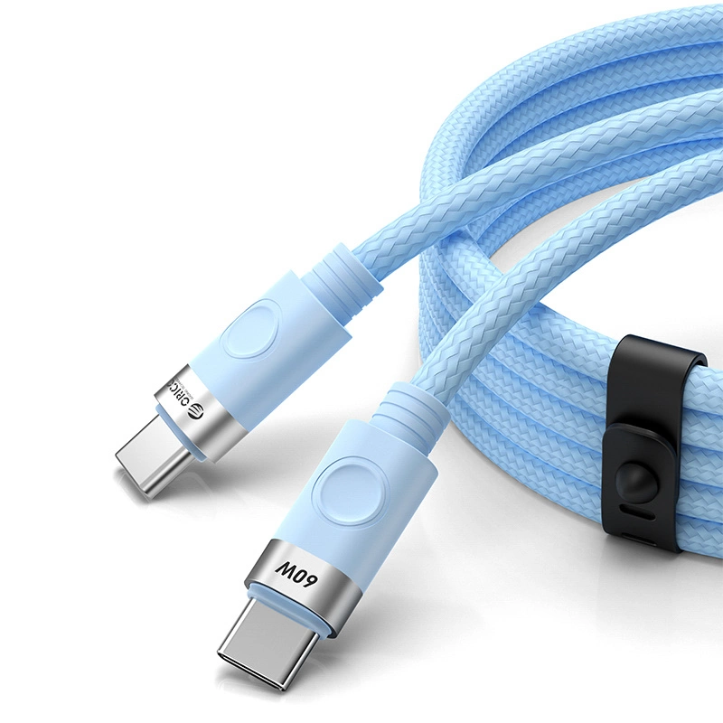 USB-C to 1m 5A 60W cable - blue