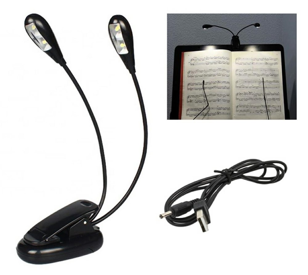 Double LED Light With Clip (0)