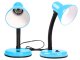 Adjustable School Desk Lamp with Flexible Arm, Blue