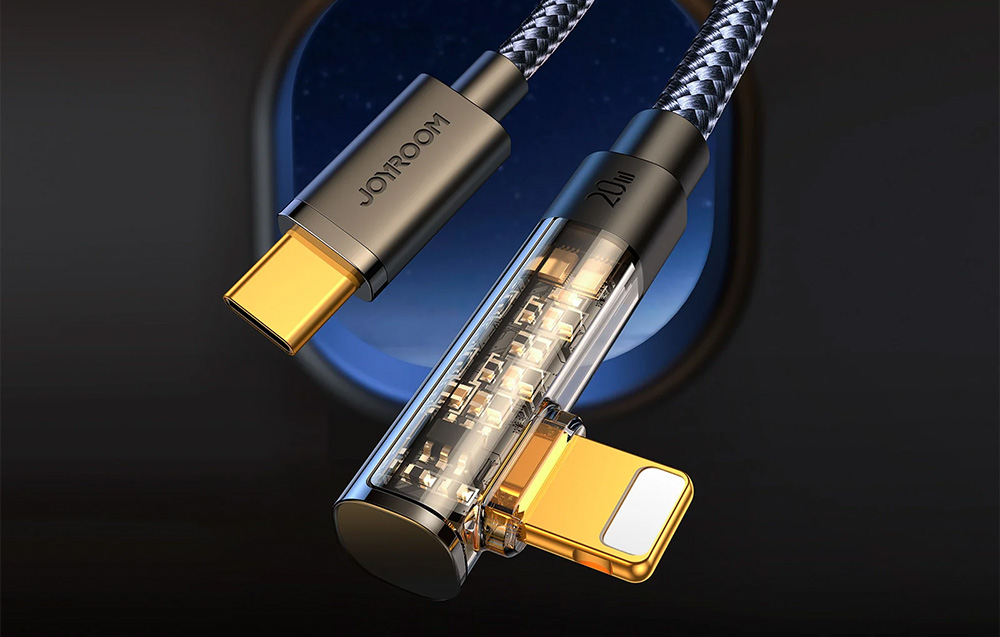 Angled USB-C to Lightning Cable Joyroom S-CL020A6 20W 1.2m (0)