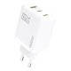 Dudao A29C 65W GaN Wall Charger + USB-C Cable - White