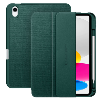 Apple iPad 11'' (2025) (A3355, A3356, A3354) Trifold Tech-Protect SC Pen Canvas Protective Cover Case, Green