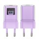 Acefast A53 PD 30W GaN USB-C charger with display - purple