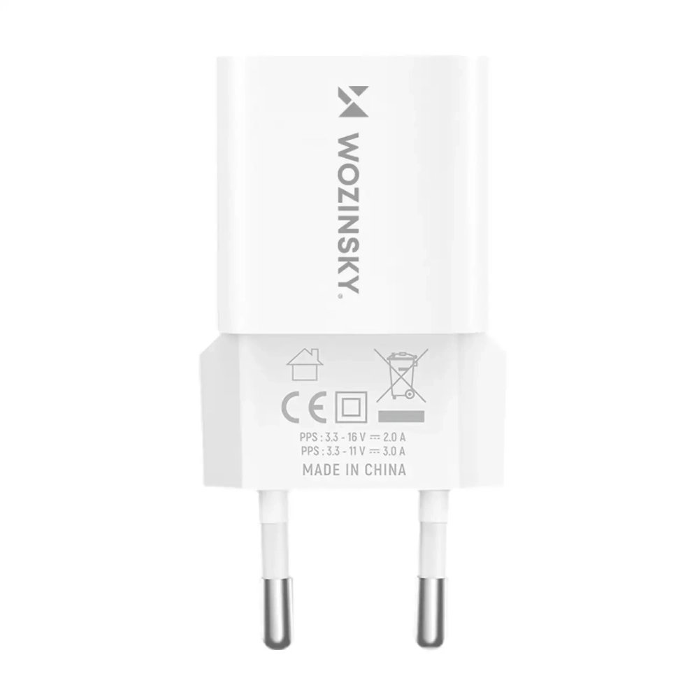 Wozinsky WWCEAC GaN USB-A USB-C 33W Wall Charger - White (0)