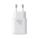 Joyroom JR-TCF20 USB-C PD 20W network charger - white + USB-C / Lightning cable 1m