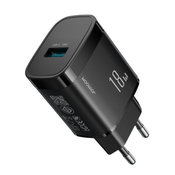 18W USB-A Wall Charger Joyroom JR-TF4 Black
