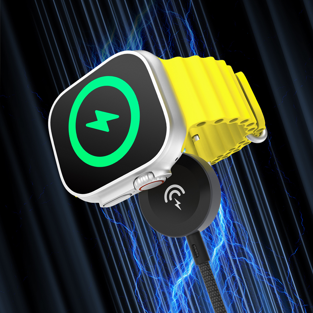 Dudao A12C Inductive Charger Apple Watch 1.2m - Black (0)