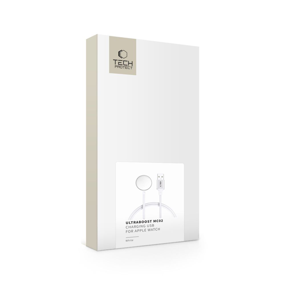 Tech-Protect UltraBoost USB-A Inductive Charger Apple Watch 1m - White (3)