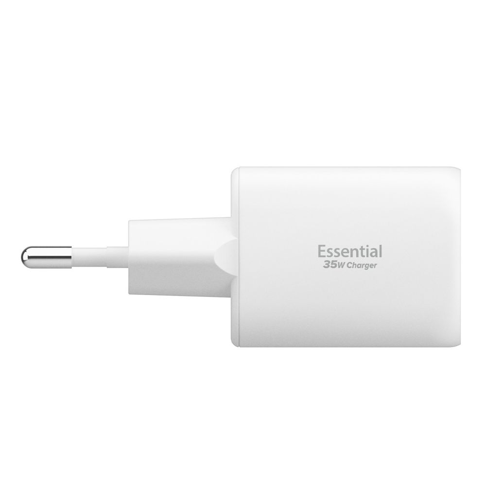 Spigen Essential EE352EU USB-C / USB-A 35W Wall Charger - White (1)