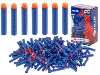 NERF Foam Bullets Darts 7.2 cm 200 pcs