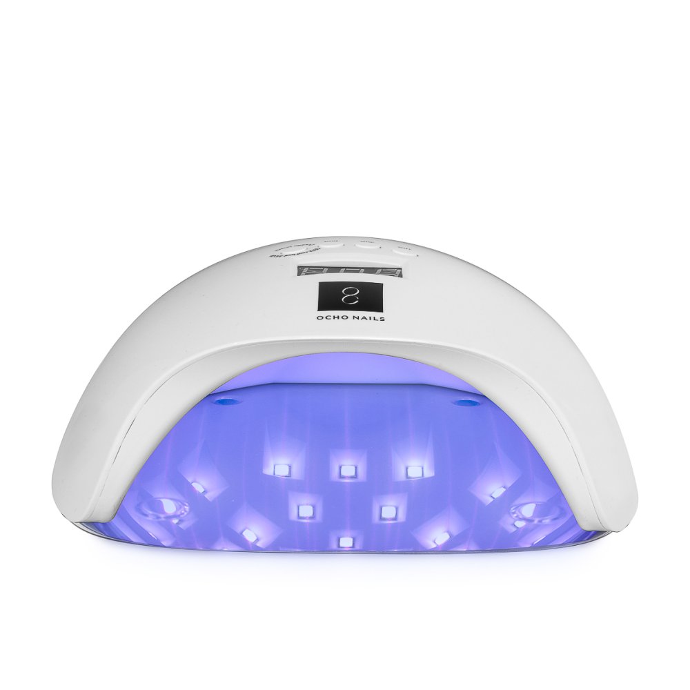OCHO NAILS UV/LED Manicure & Pedicure Lamp X13 65 W, White (36 LED, Dual LED, with Timer & Removable Base) (1)