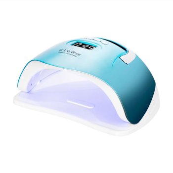 Glow UV/LED Manicure & Pedicure Lamp F2 BP 220 W, Turquoise (57 LED, Dual LED, Low Heat Mode)