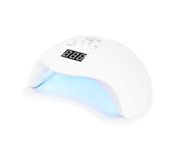 Glow UV/LED Manicure & Pedicure Lamp 5 48 W, White (24 LED, Dual LED, Low Heat Mode)