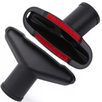 Universal vacuum cleaner brush with velour, 32/35 mm, black