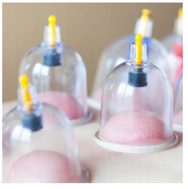 4Fizjo Acupuncture Vacuum Massage Bubbles Jars Cans, 12 pcs (1)