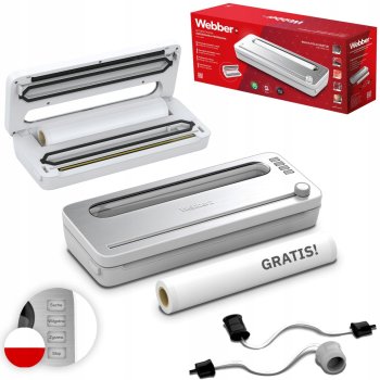 Vacuum Sealer Machine for Food 120W with Starter Kit, White