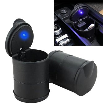 Car ashtray with LED