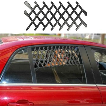Car window ventilation grille