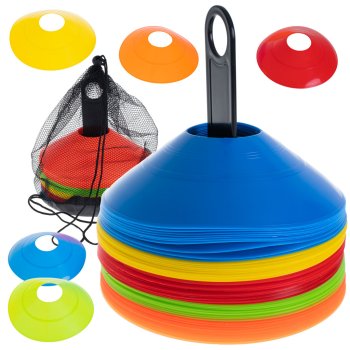 Sports Games Training Disc Marker Cones, 50 pcs.