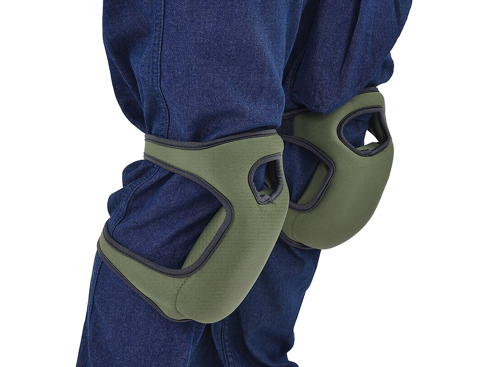 foam work knee pads green (3)