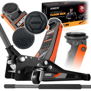Humberg HM-381 Low Profile Hydraulic Trolley Jack 3 Ton