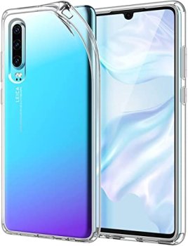 Huawei P30 (ELE-L09, ELE-L29) Ultraslim TPU Case Cover, Transparent