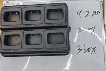 6-Way Charging Station for Baofeng BF-888S Walkie Talkies, black