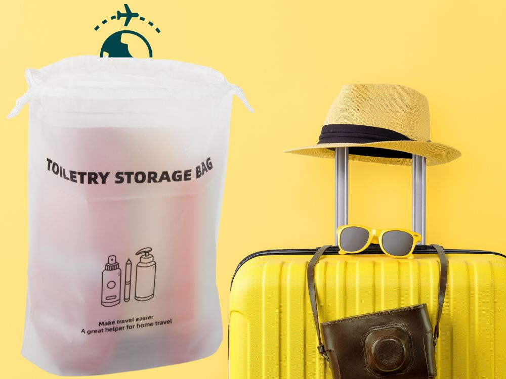 Waterproof Travel Toiletry Bag – Cosmetic Organizer, Semi-Transparent (3)