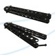 Blunt Butterfly Stainless Steel Training Balisong Practice Tool Tactical Folding Knife