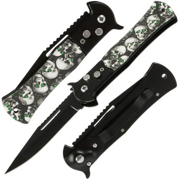 Tactical Folding Knife with Steel Blade for Camping and Survival