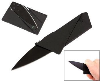Credit Card Sized Folding Pocket Knife