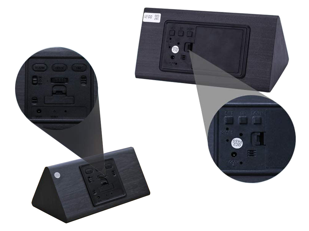 Electronic Alarm Clock Weather Station Thermometer Hygrometer (6)