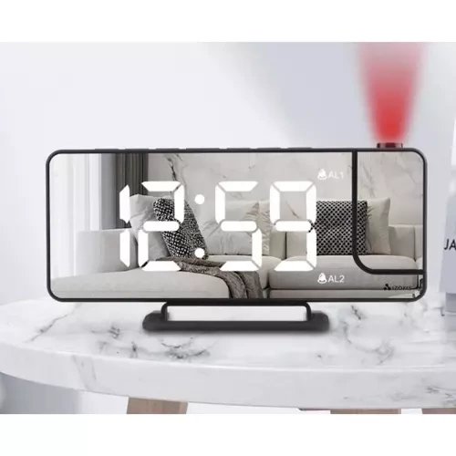 LED Alarm Clock with Time Projection Izoxis 19576 (2)